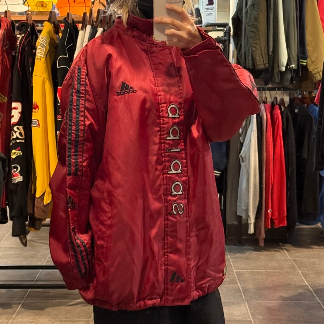 [NO.9]adidas 새틴 바시티 자켓 상품이미지4