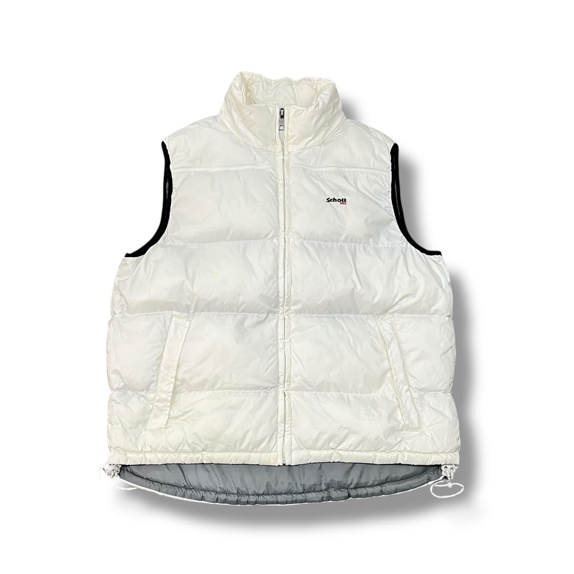  Schott 화이트 패디드 베스트 y14276 상품이미지2