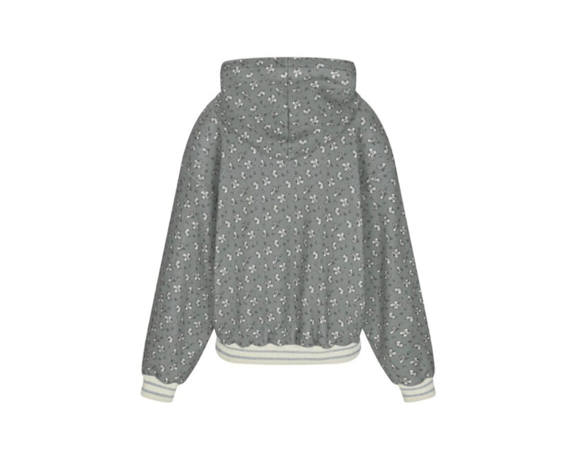 민지에나 RABBIT fluffy hoodie grey 상품이미지3