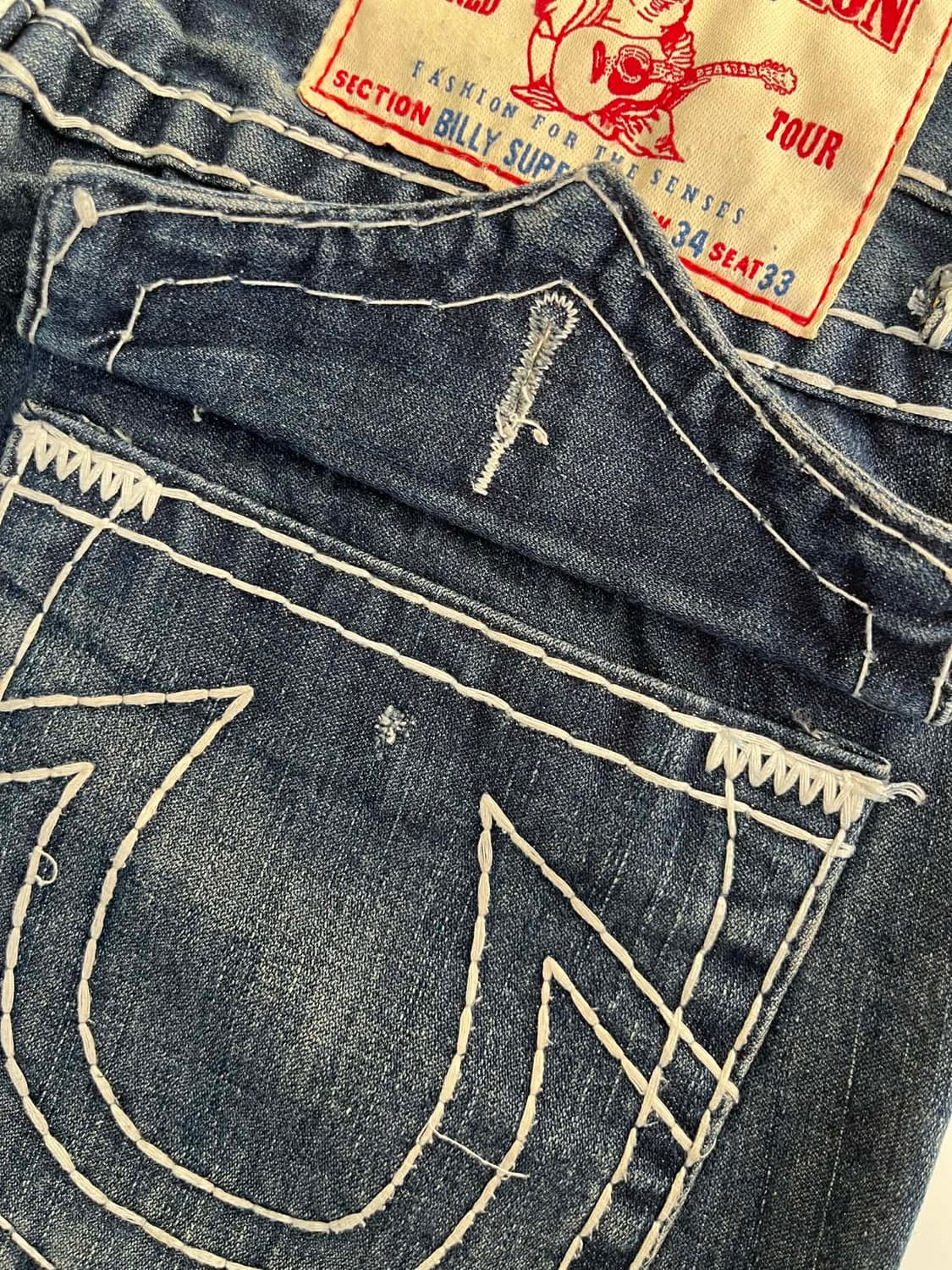 [34] 트루릴리젼 빌리 수퍼T 스트레이트 데님 팬츠 상품이미지3