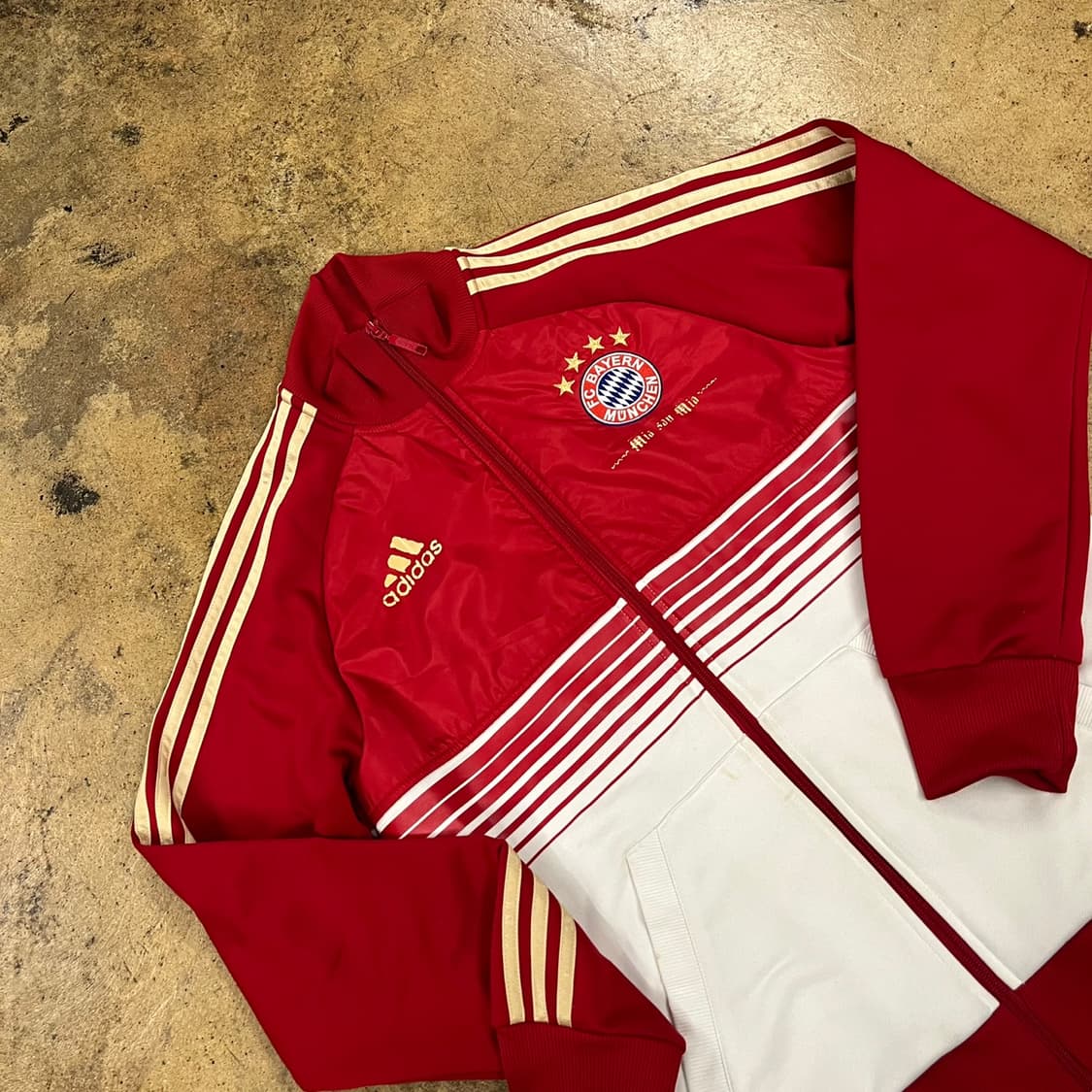 [정품/S] 아디다스 바이에른 뮌헨 트랙탑 져지 레드 b14 상품이미지1