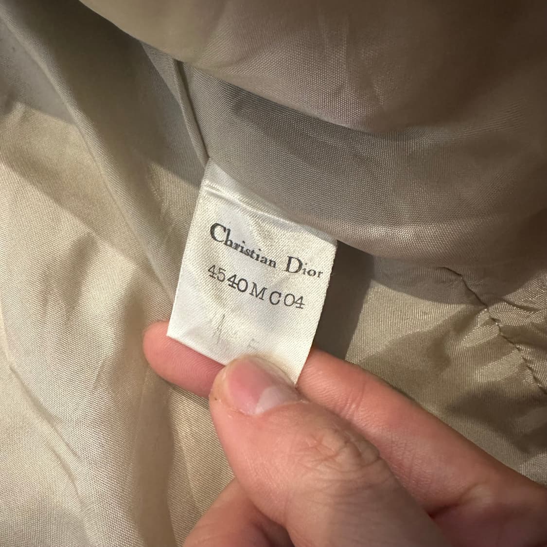 90s 크리스찬 디올 울 더블 코트 상품이미지8