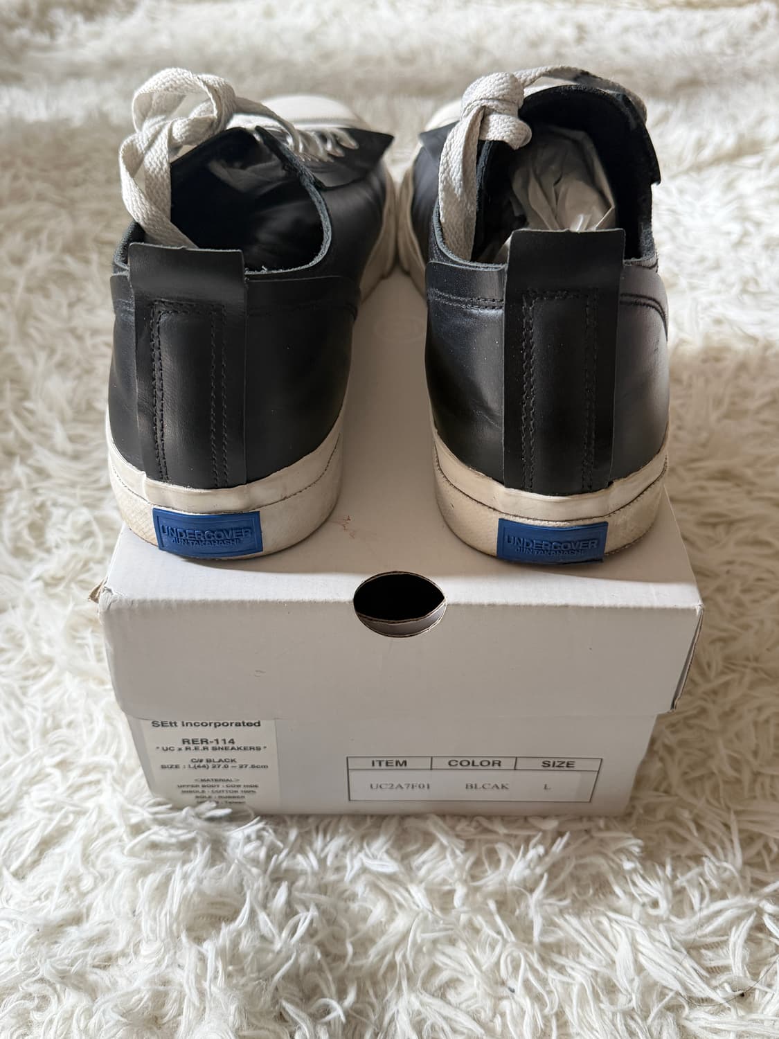 언더커버 잭퍼셀 RER 콜라보 블랙 L 상품이미지3