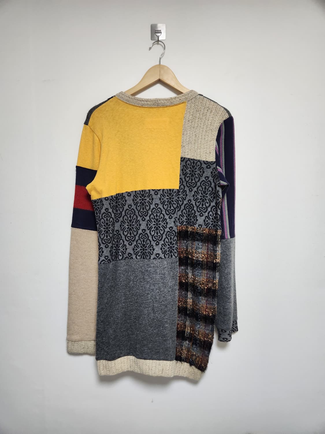 노조미이시구로 배색 가디건 Free - K51 상품이미지2