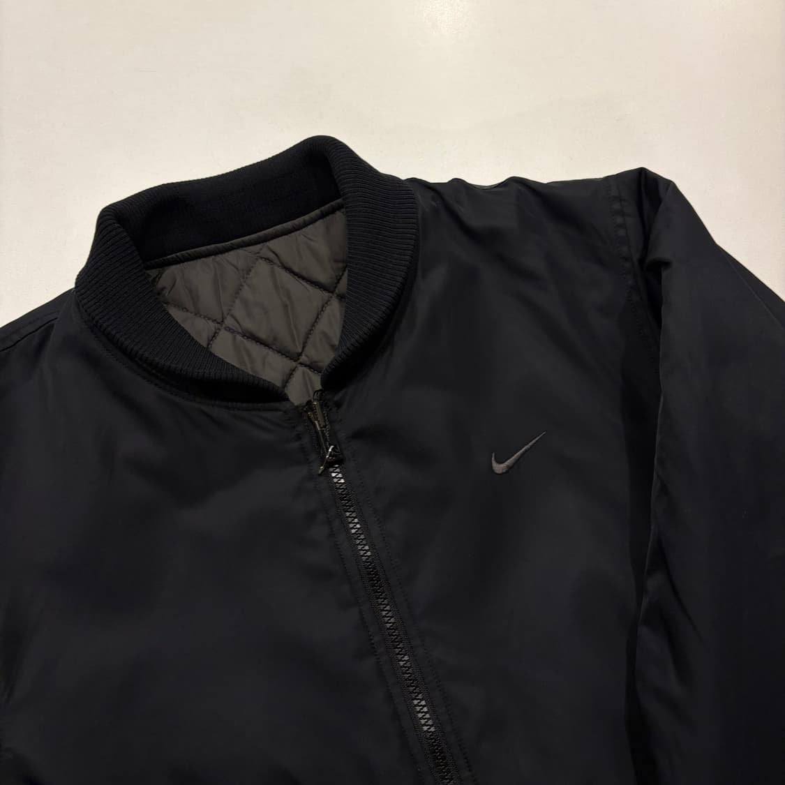 [M] 11s 나이키 리버시블 퀼팅 블랙 봄버 자켓 D538 상품이미지5