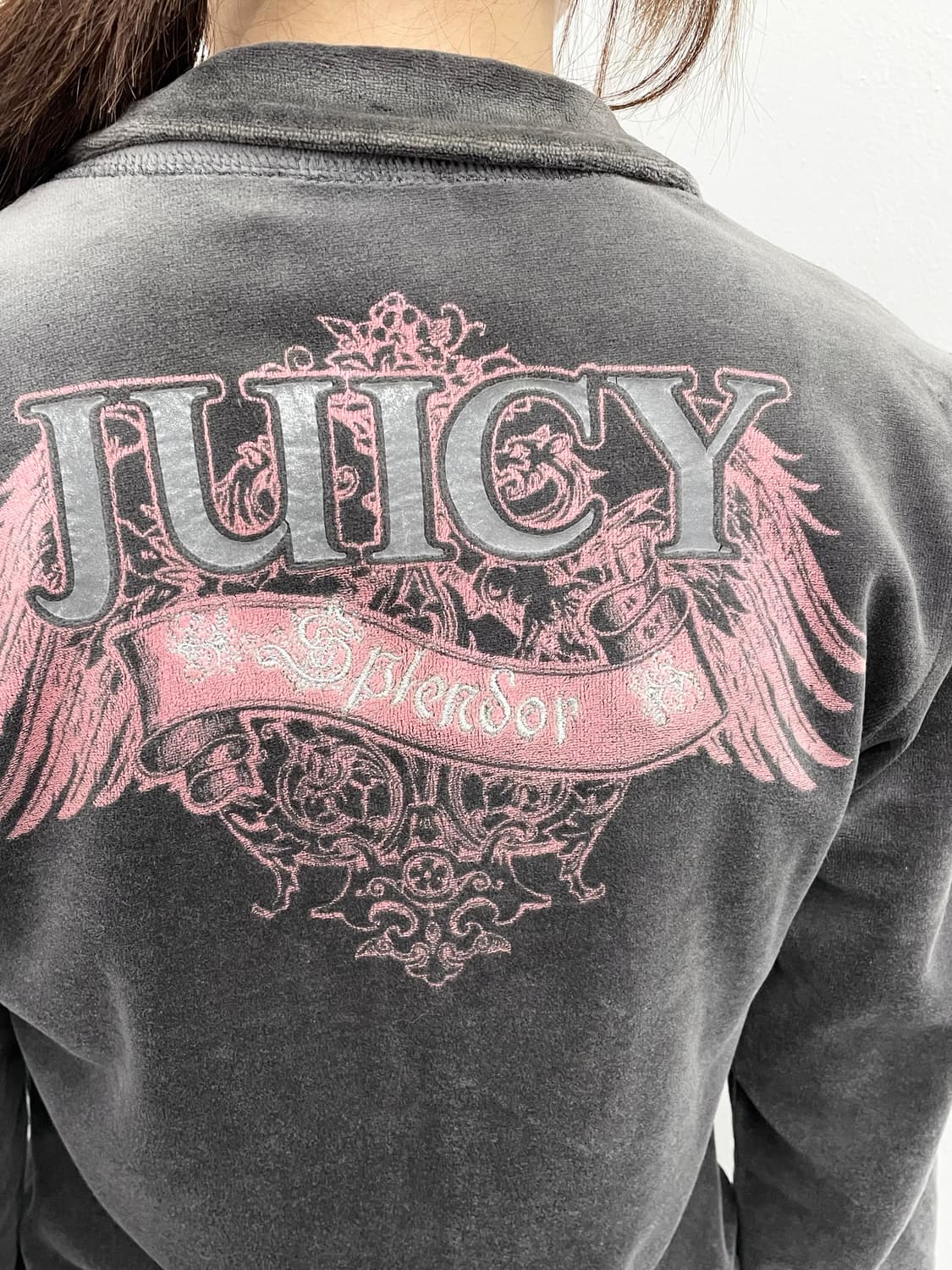 쥬시꾸뛰르 회핑 벨로아 집업💕 상품이미지6