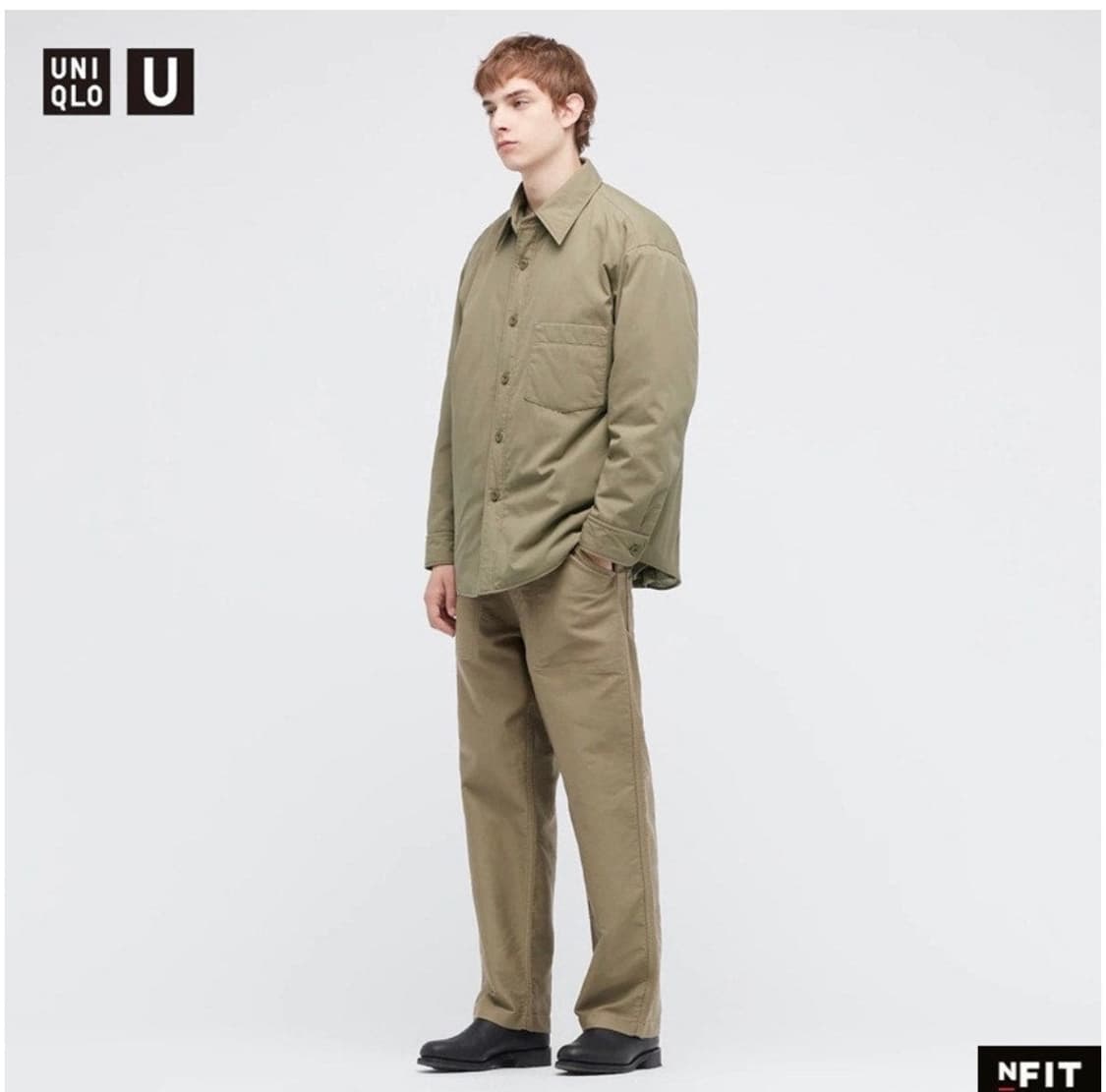 유니클로 u 패디드 셔츠 자켓 상품이미지1