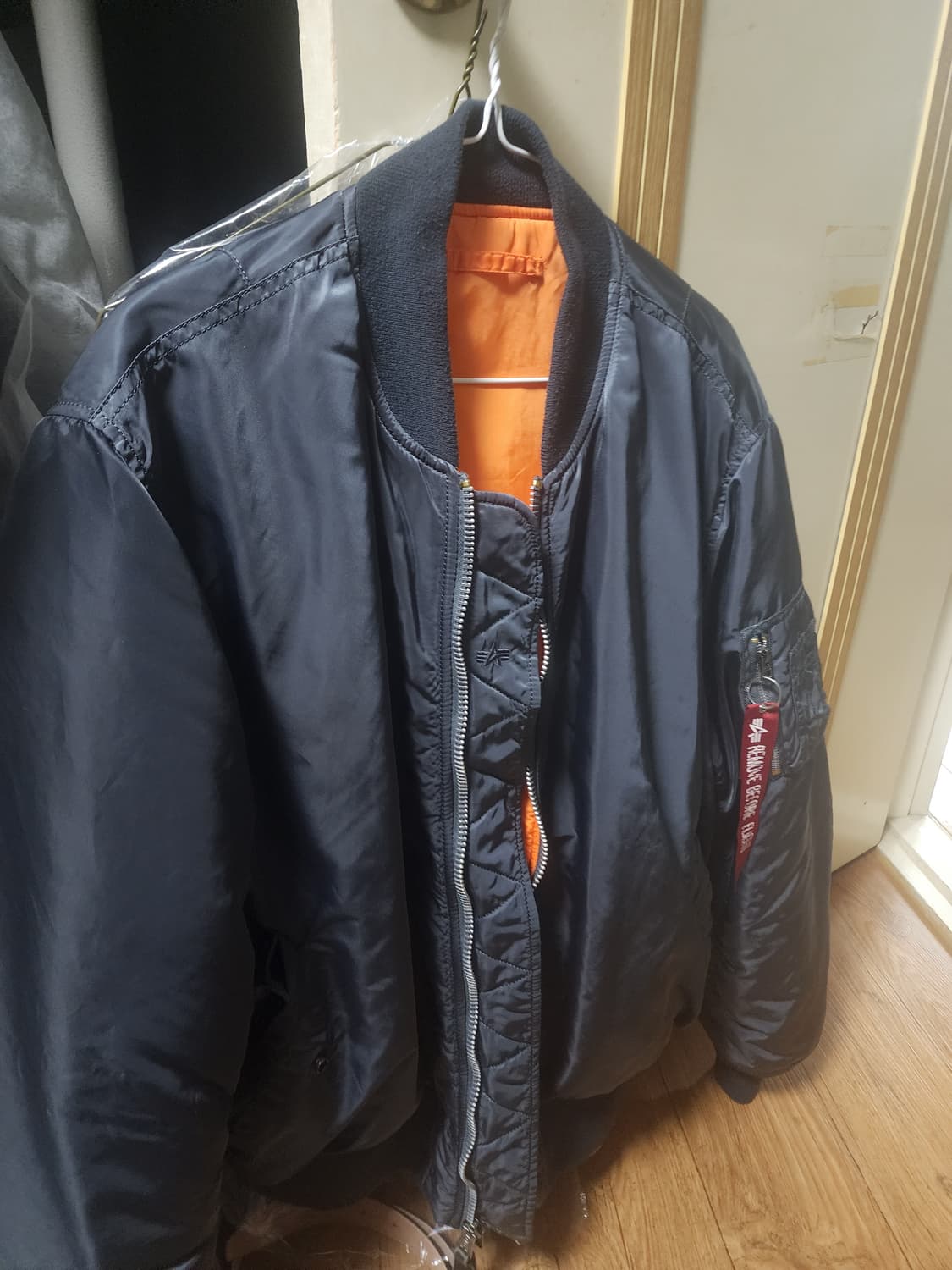 알파인더스트리 건메탈 ma-1 상품이미지1