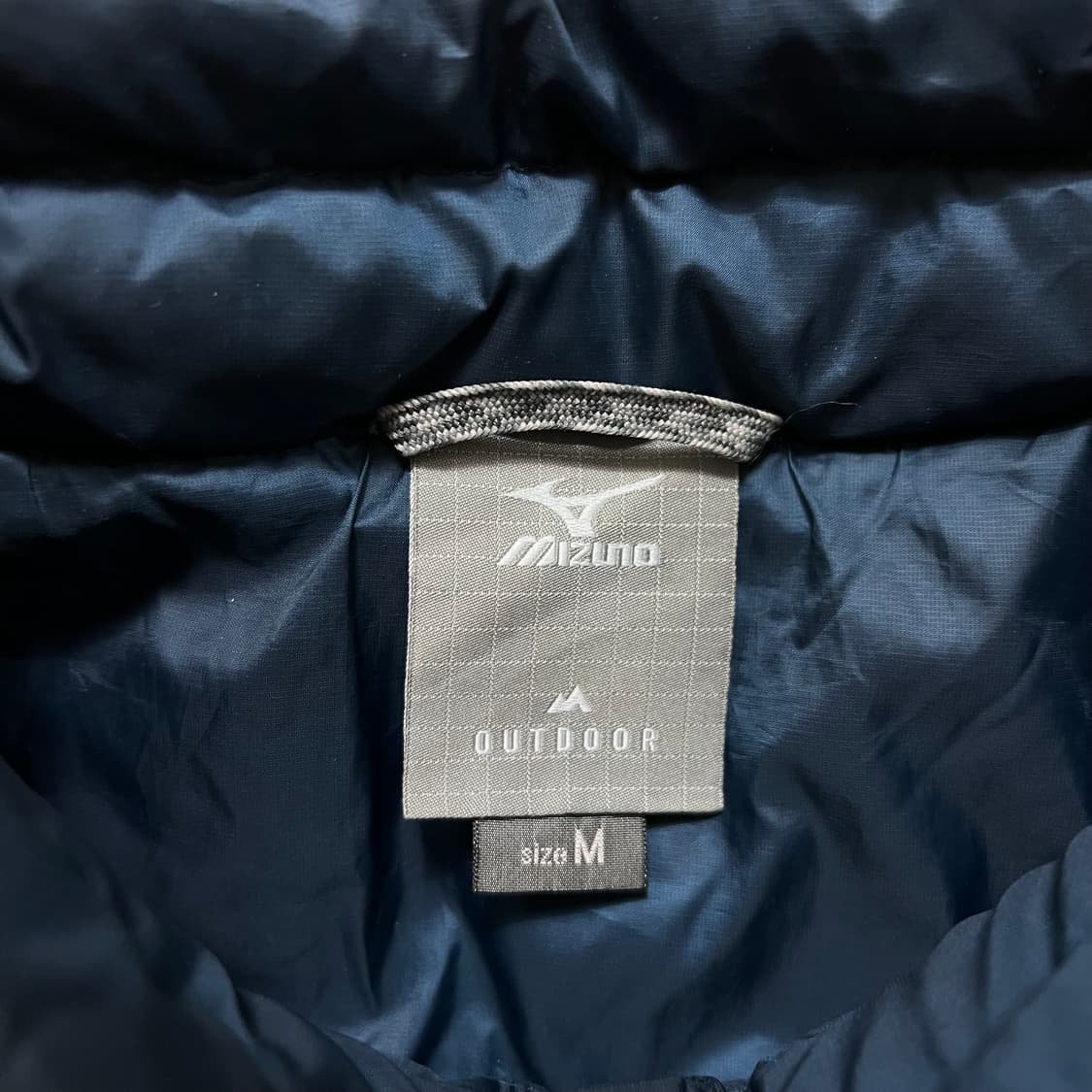 미즈노 남성 덕다운 경량패딩 점퍼 [네이비] M/95 상품이미지5