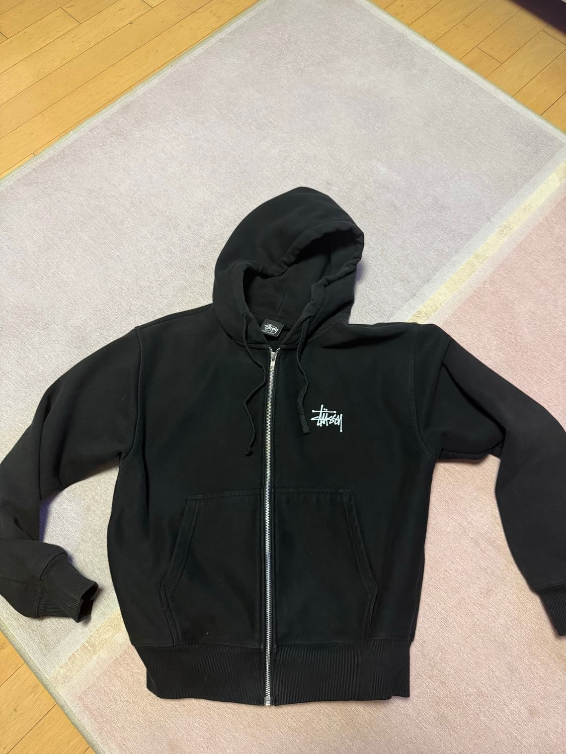스투시 베이직 후드집업 s 상품이미지1