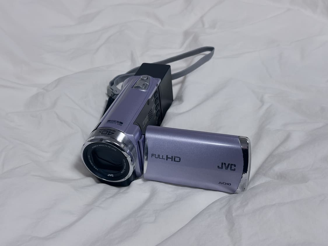 jvc E225 연보라 캠코더 팝니다! 상품이미지1