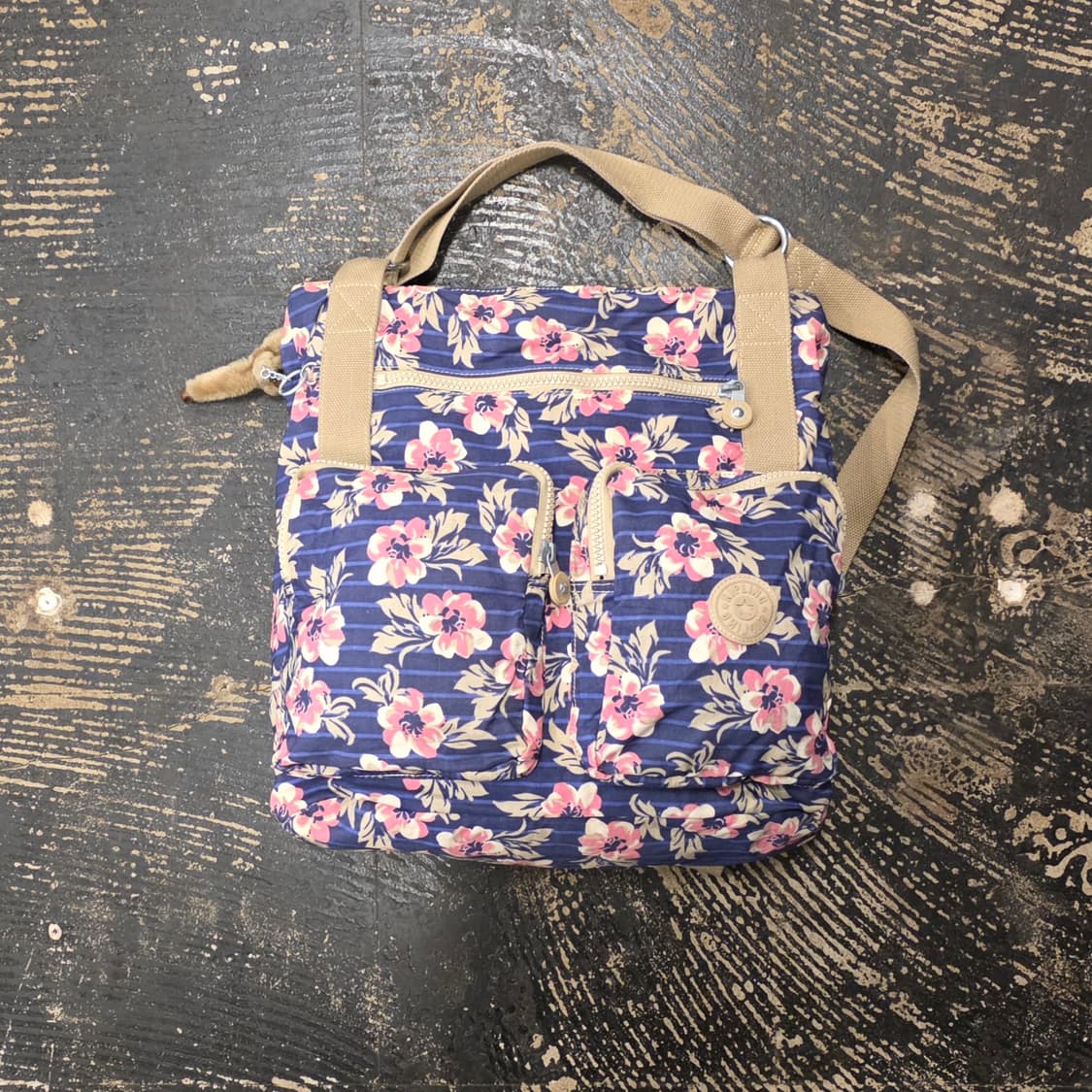 키플링 플라워패턴 백팩 상품이미지1