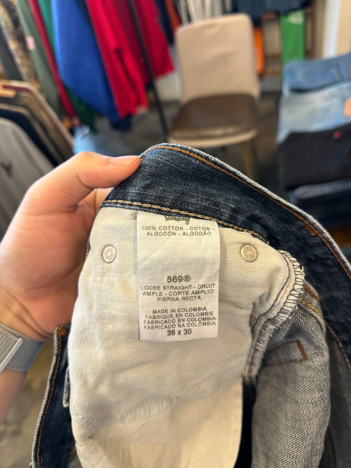 00s Levis 리바이스 569 W36 L30 상품이미지4