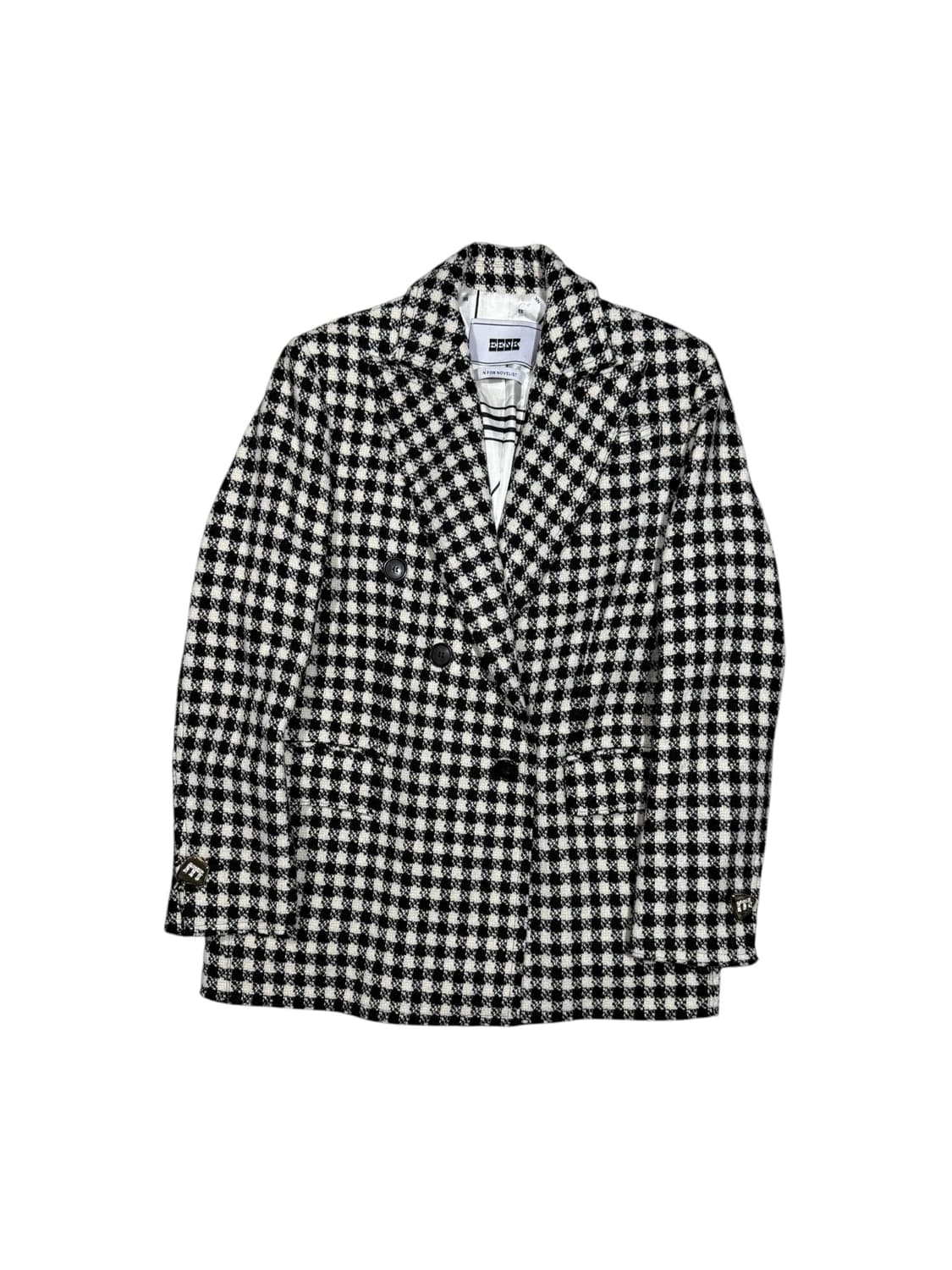 EENK 잉크 투포켓 원버튼 트위드 블레이저 자켓 상품이미지1