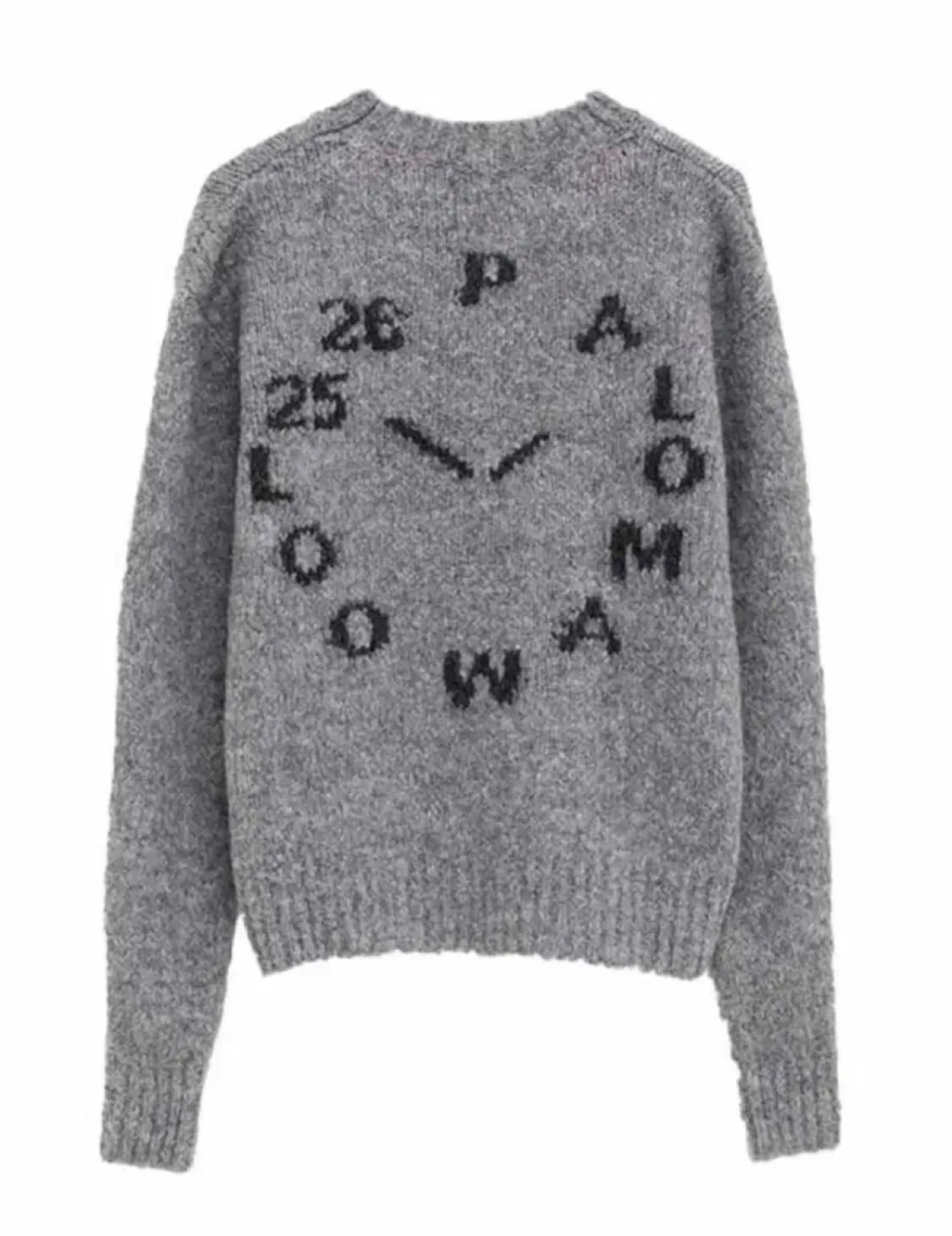 Paloma Wool 팔로마울 클락 회색 니트 스웨터 상품이미지1