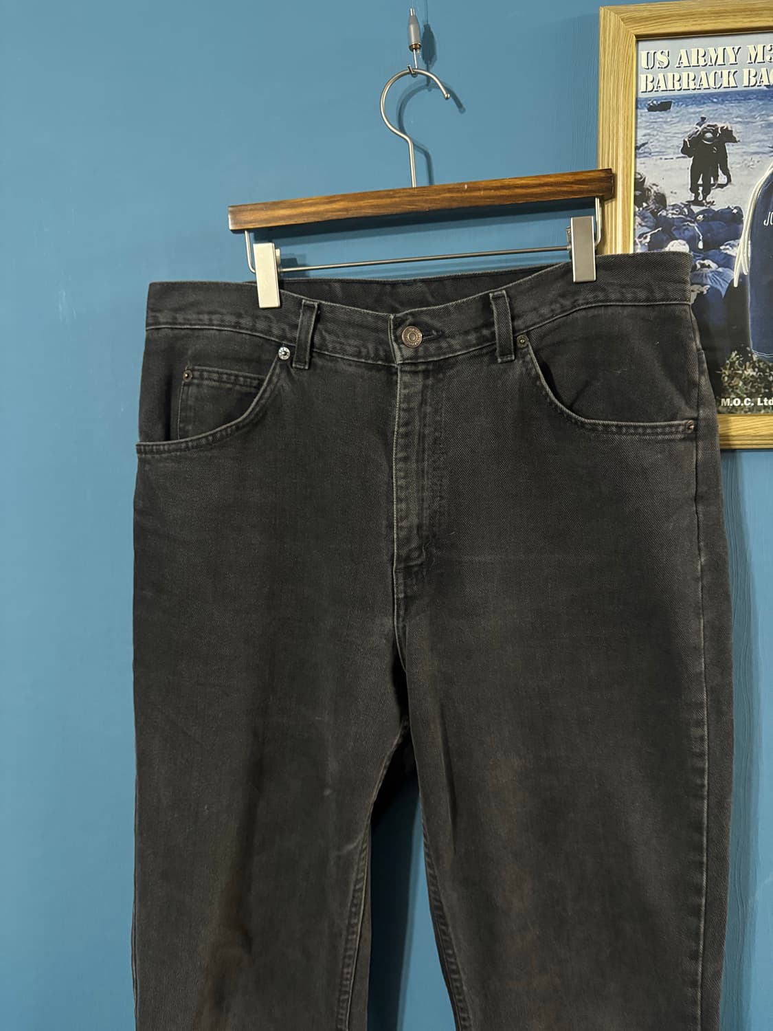 90‘s  Levis Black 619 Orange tab Denim  상품이미지2