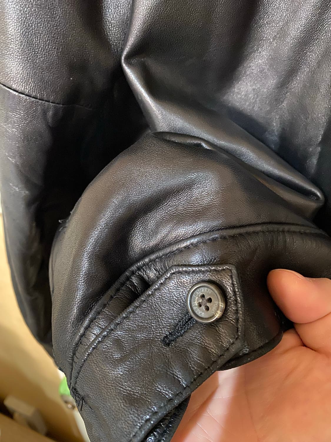 폴로 양가죽 자켓 상품이미지7