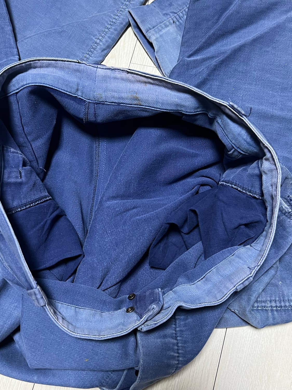 80s빈티지에이징 프렌치워크팬츠 몰스킨 약33사이즈 상품이미지7