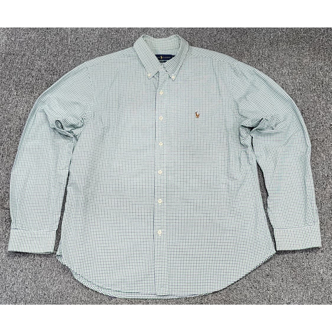 폴로 랄프로렌 슬림핏 멀티포니 체크셔츠 XL 상품이미지1