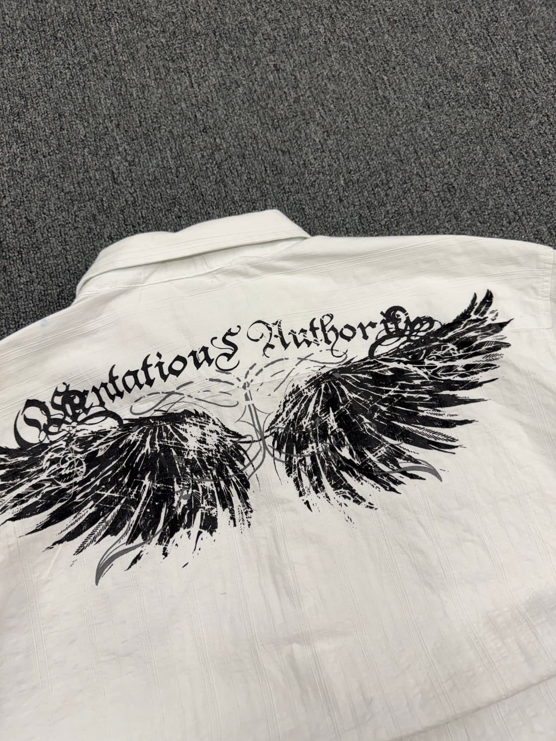 2XL)Eighty Eight 빈티지 십자가 프린팅 긴팔셔츠 상품이미지7