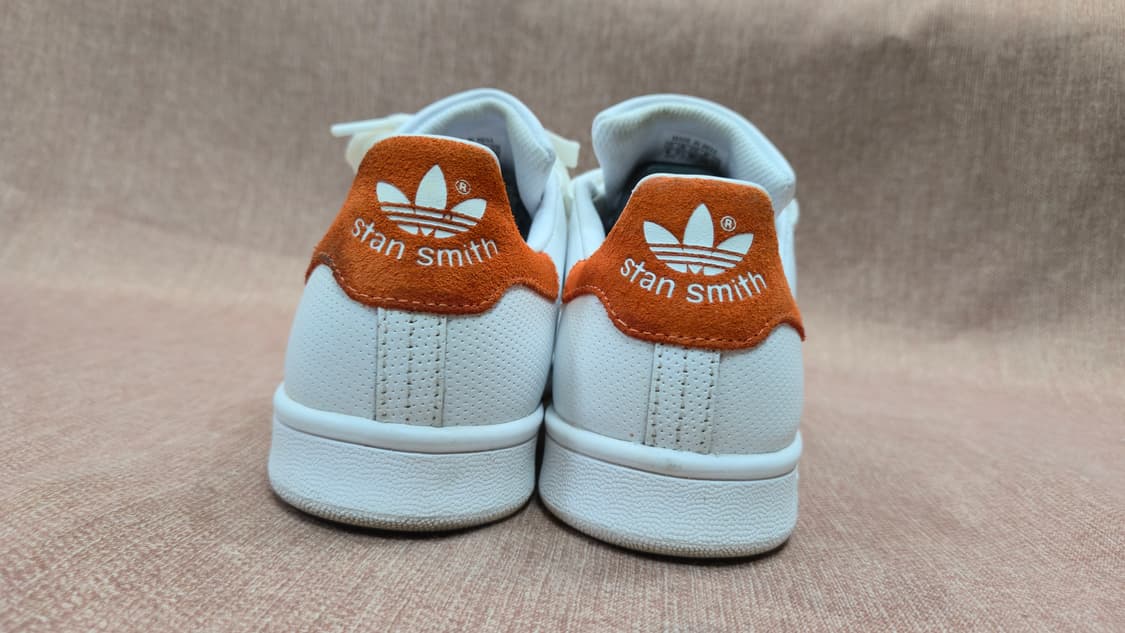 아디다스 240mm- 스탠스미스 흰색/오렌지 상품이미지5