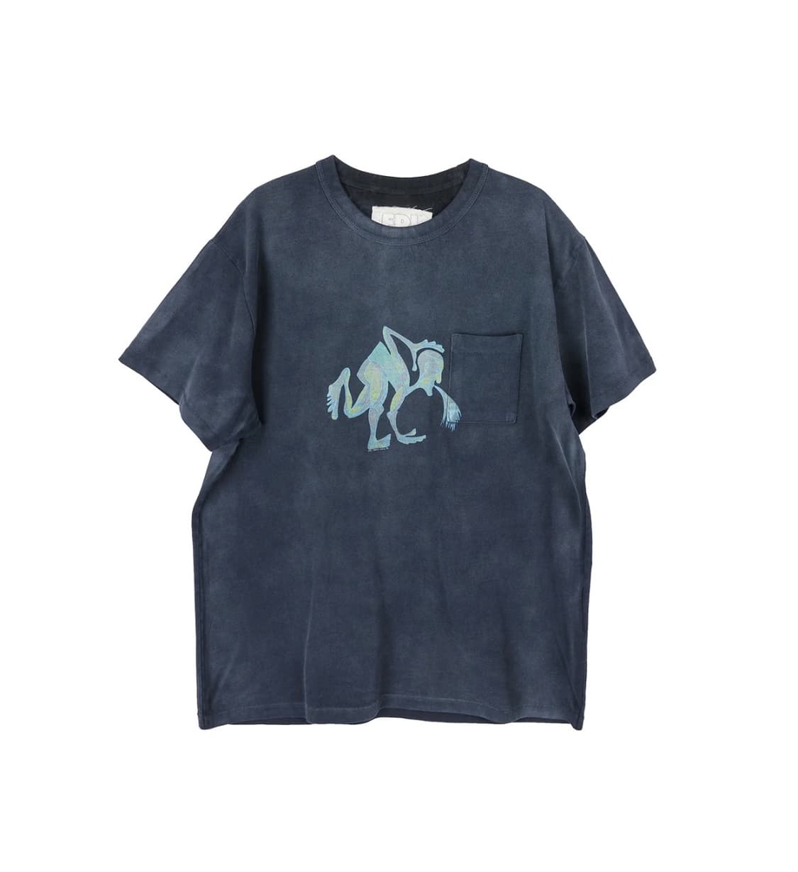 ERL PUKE T-SHIRT BLUE 상품이미지1
