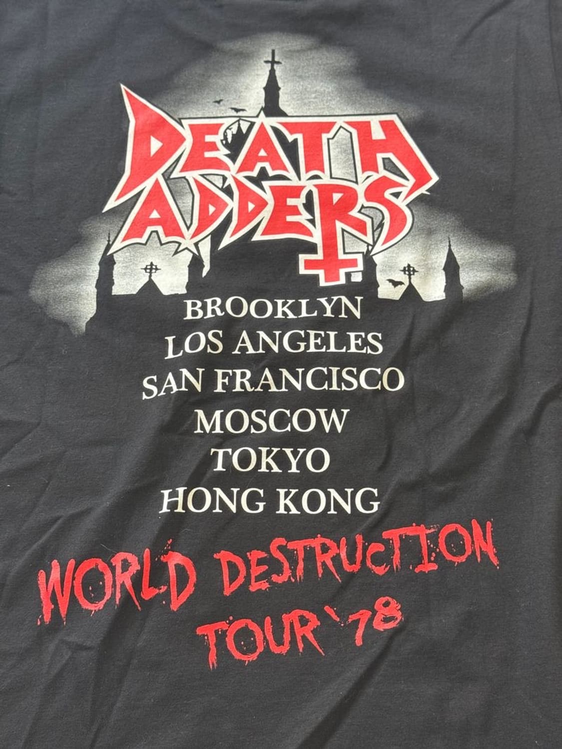 마지막재고💙DEATH ADDERS BAND TEE 빈티지제품 상품이미지7