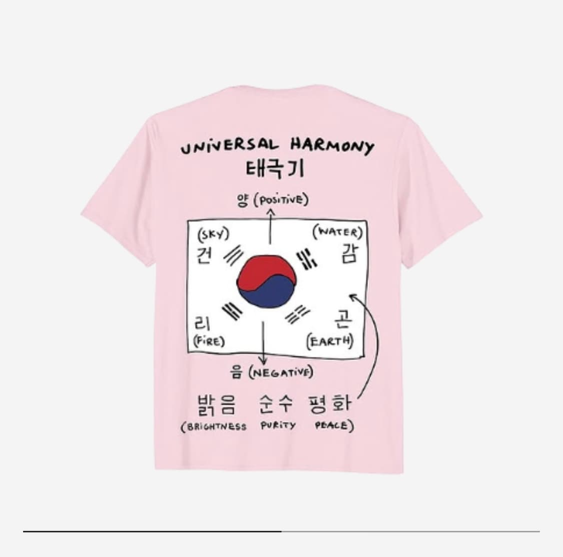 [XL] 톰 삭스 스페이스 프로그램 인피니티 숏슬리브 티셔츠 핑크 상품이미지1