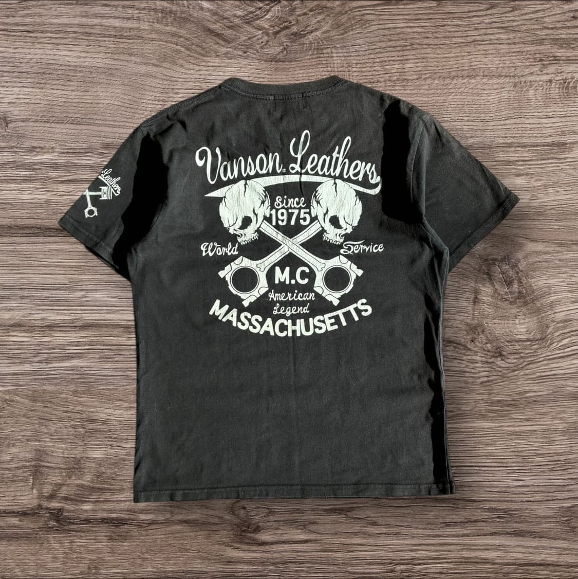 Vanson Leathers Printed T-shirt 상품이미지4