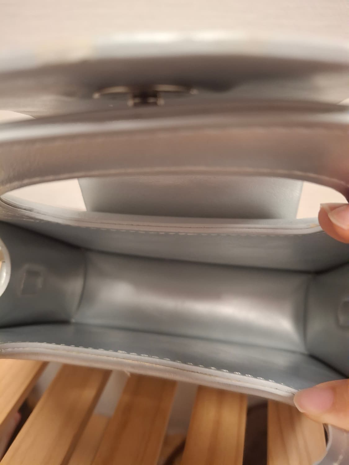 Donkie 돈키 위브 크로스백 실버 상품이미지3