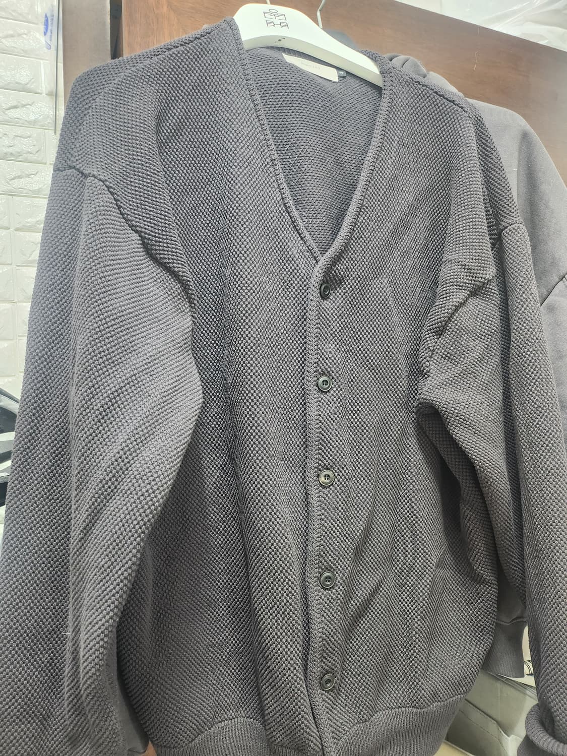 비긴202 차콜 가디건 3사이즈 상품이미지3