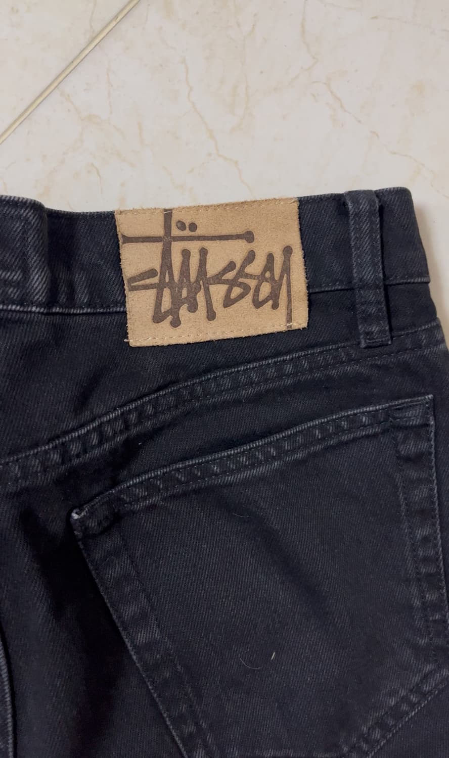stussy 스투시 빅올 진 데님 블랙 상품이미지4