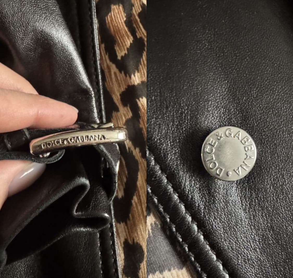 돌체앤가바나 싱글-벨티드 코트(레더-램스킨)44 사이즈(해외발송) 상품이미지5