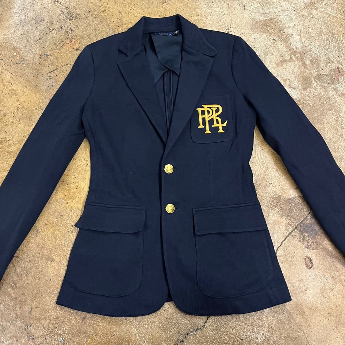 [정품/4] 폴로 랄프로렌 네이비 금장 블레이저 b17 상품이미지3