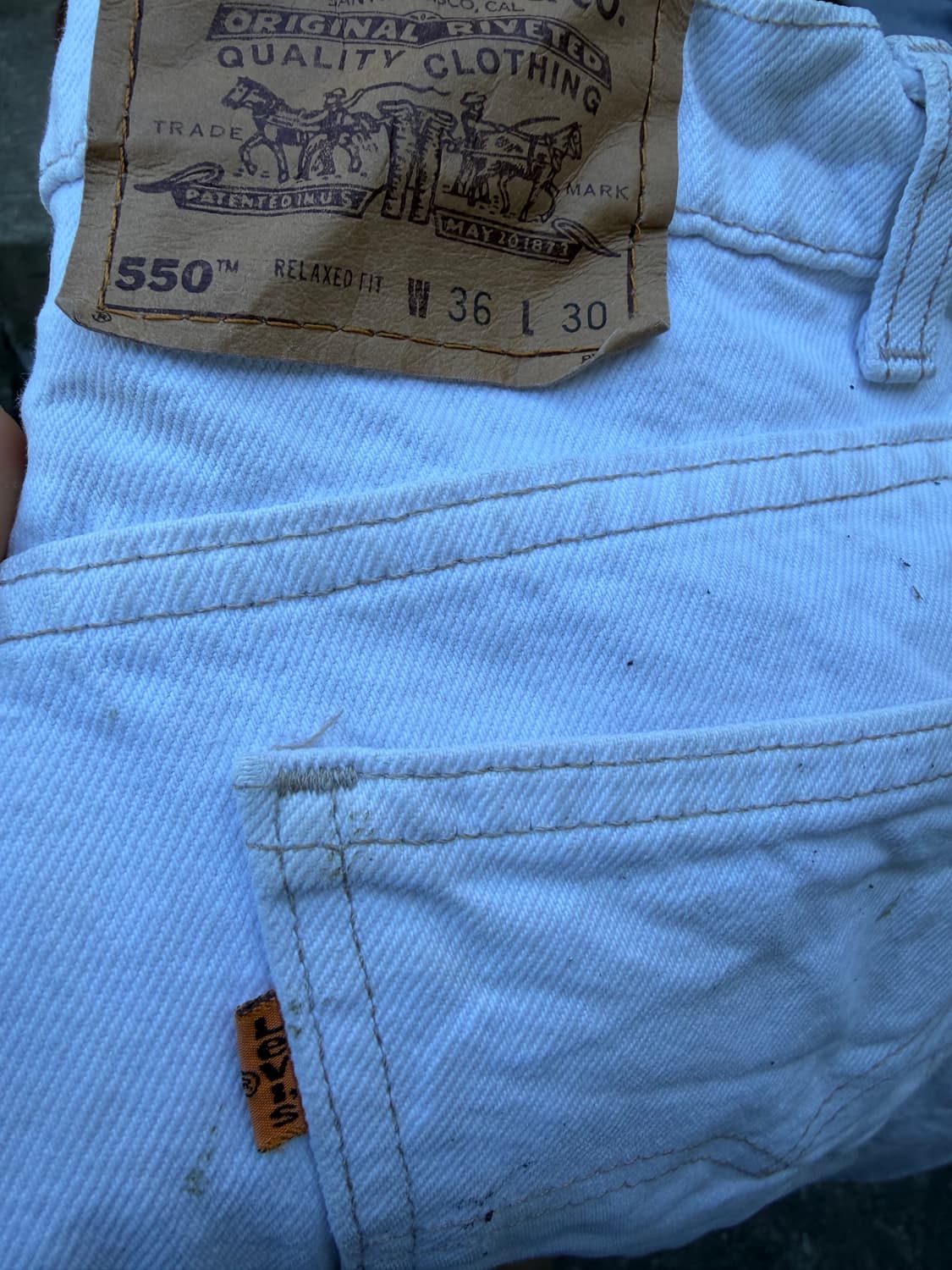 90s made in usa 리바이스 550 오렌지탭 상품이미지9