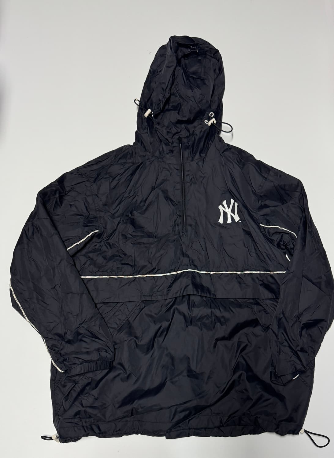 MLB 양키스 나일론 바람막이 후드 아노락 XL 상품이미지1