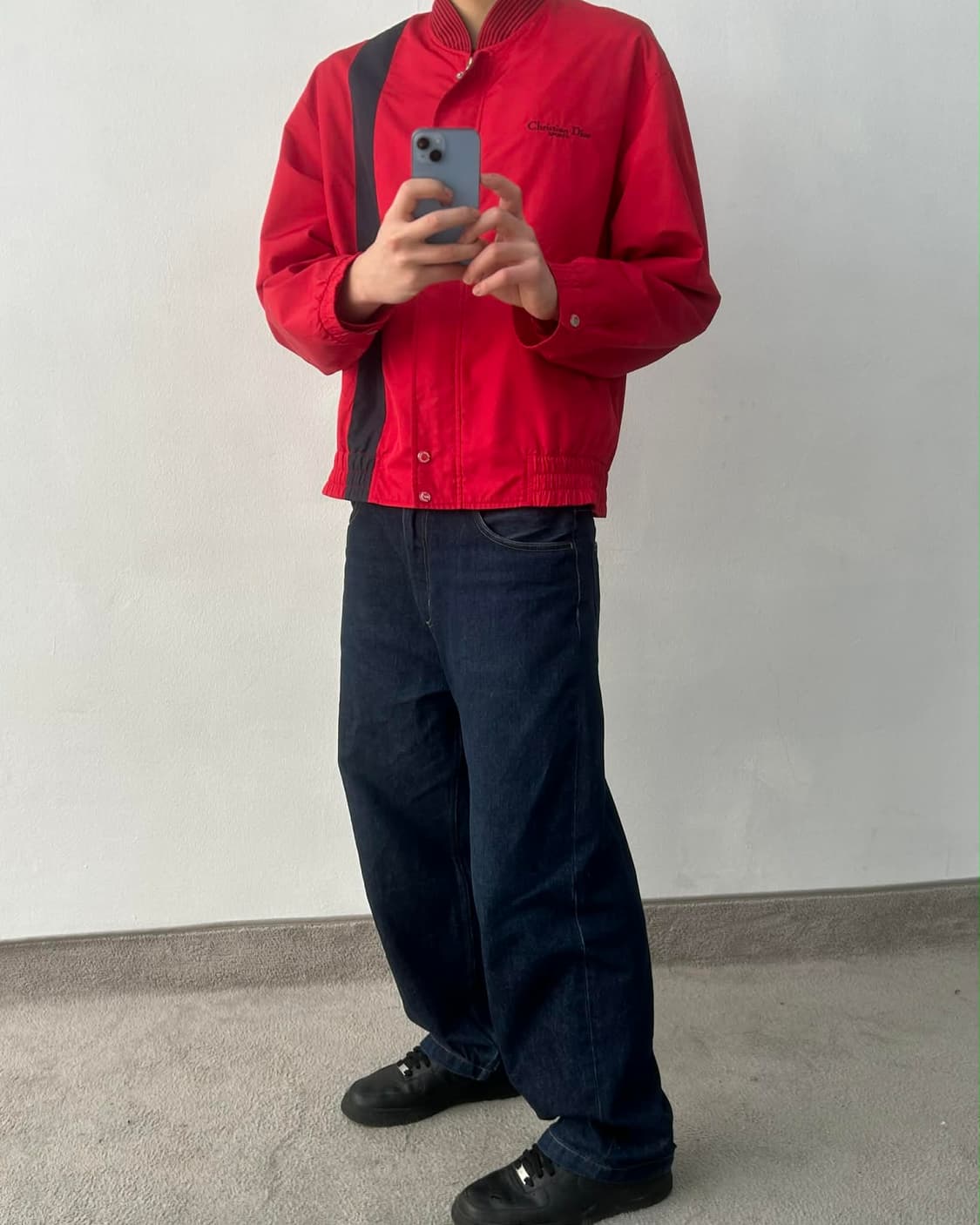 [105] 크리스찬 디올 무슈 스포츠 빈티지 바시티 트랙 자켓 상품이미지3