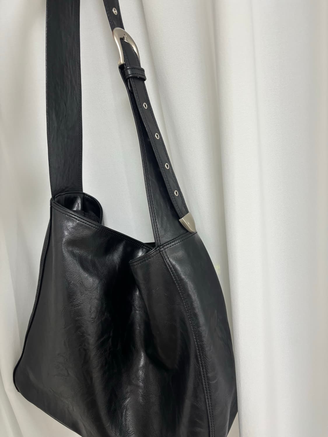 하 아카이브 Hh 벨티드 백 2way (블랙) 상품이미지4