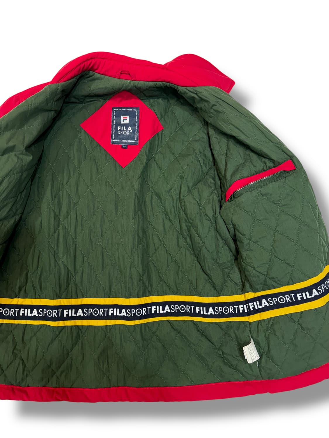 90s 휠라 스포츠 카라 자켓 (M)   상품이미지6