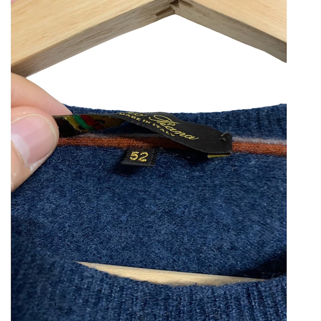 로로피아나 네이비 캐시미어 니트 52 상품이미지3