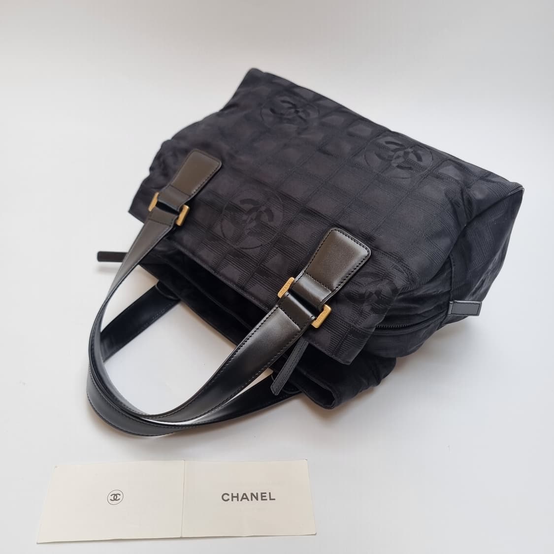 샤넬 CHANEL 뉴트래블라인 코코마크 자카드 토트백 (전시급, 핸드백) 상품이미지6