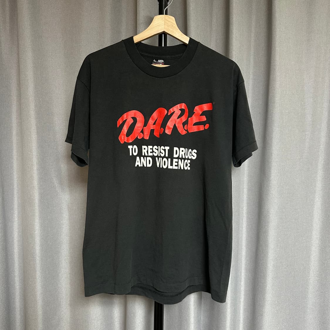 빈티지 90s DARE 데어 캠페인 티셔츠 L 상품이미지1