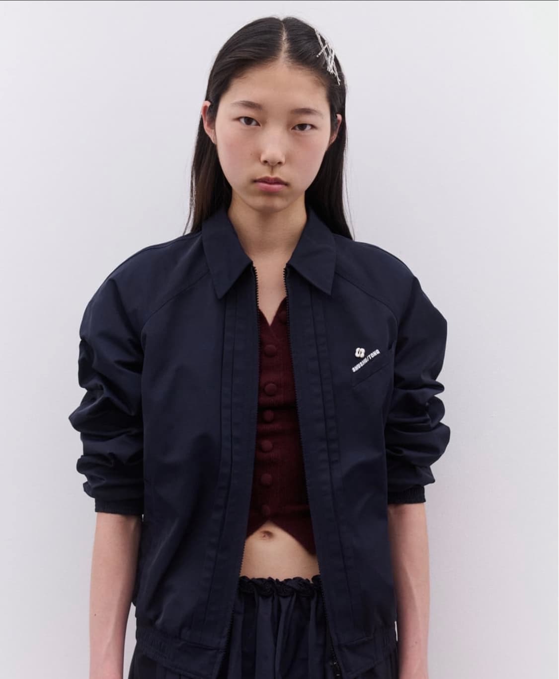 (8,10) 슈슈통 턱 디테일 스포츠 자켓 25FW 상품이미지2