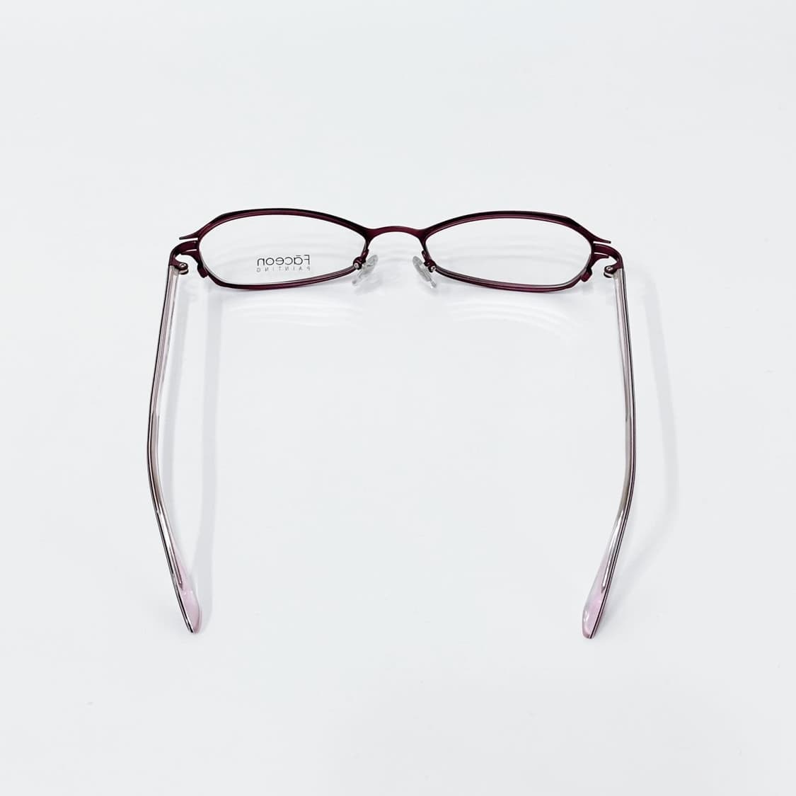 FACE ON 버건디 메탈 데드스탁 빈티지안경 상품이미지4
