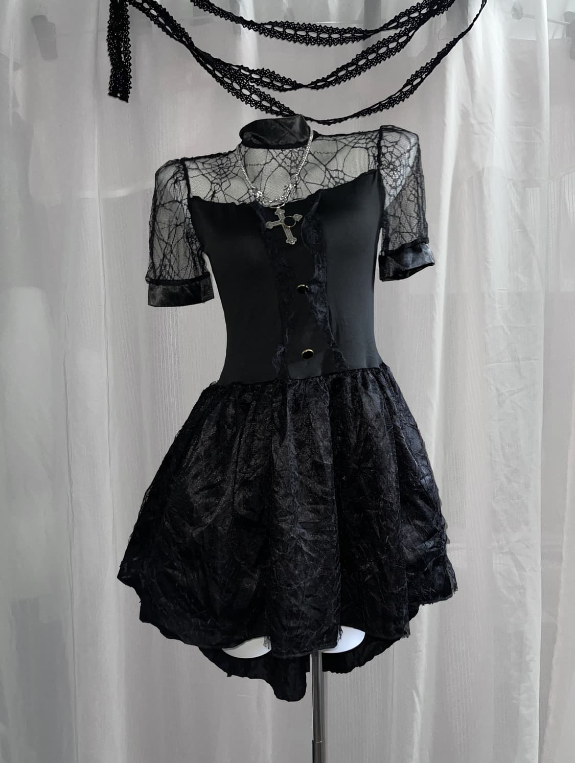 dark goth dress 상품이미지3