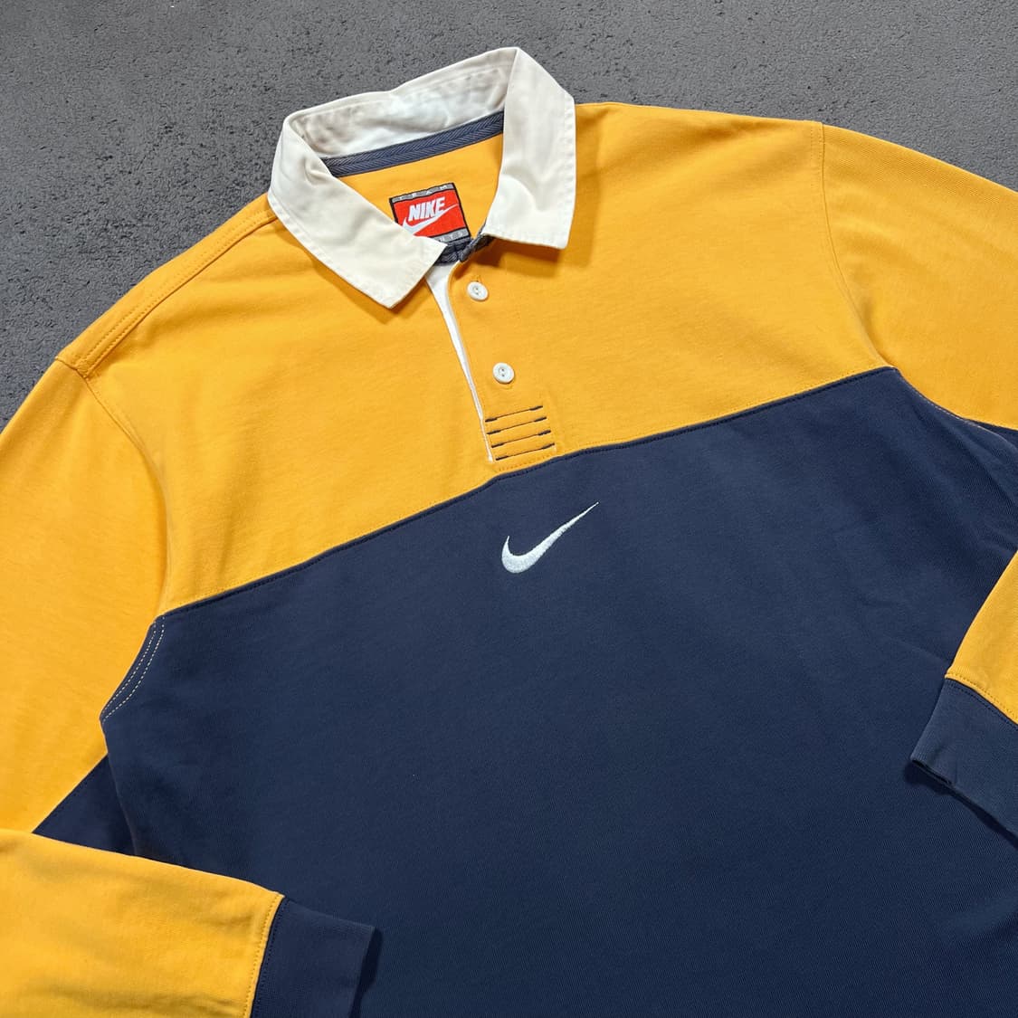 90's 나이키 미드스우시 올드스쿨 럭비티 상품이미지1