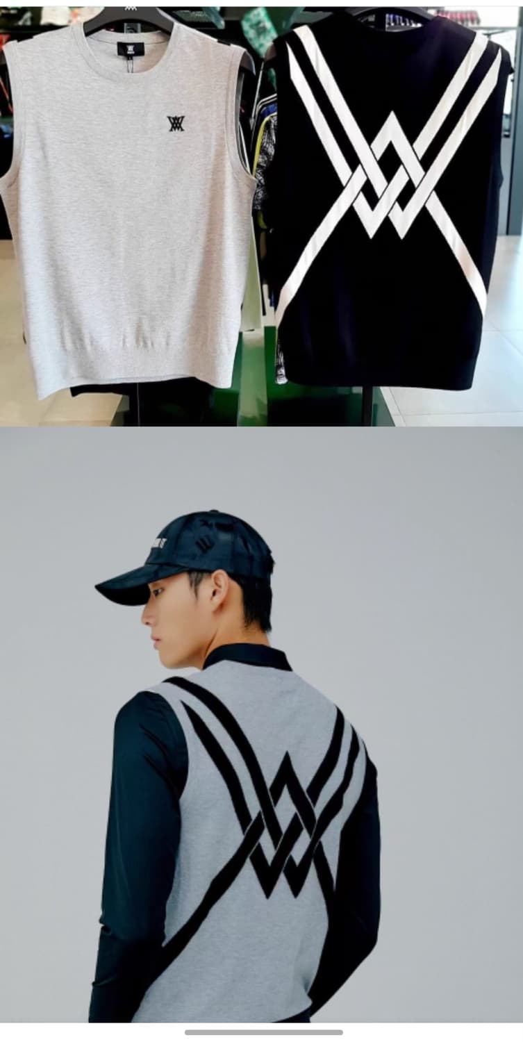 어뉴골프 니트 베스트 상품이미지7