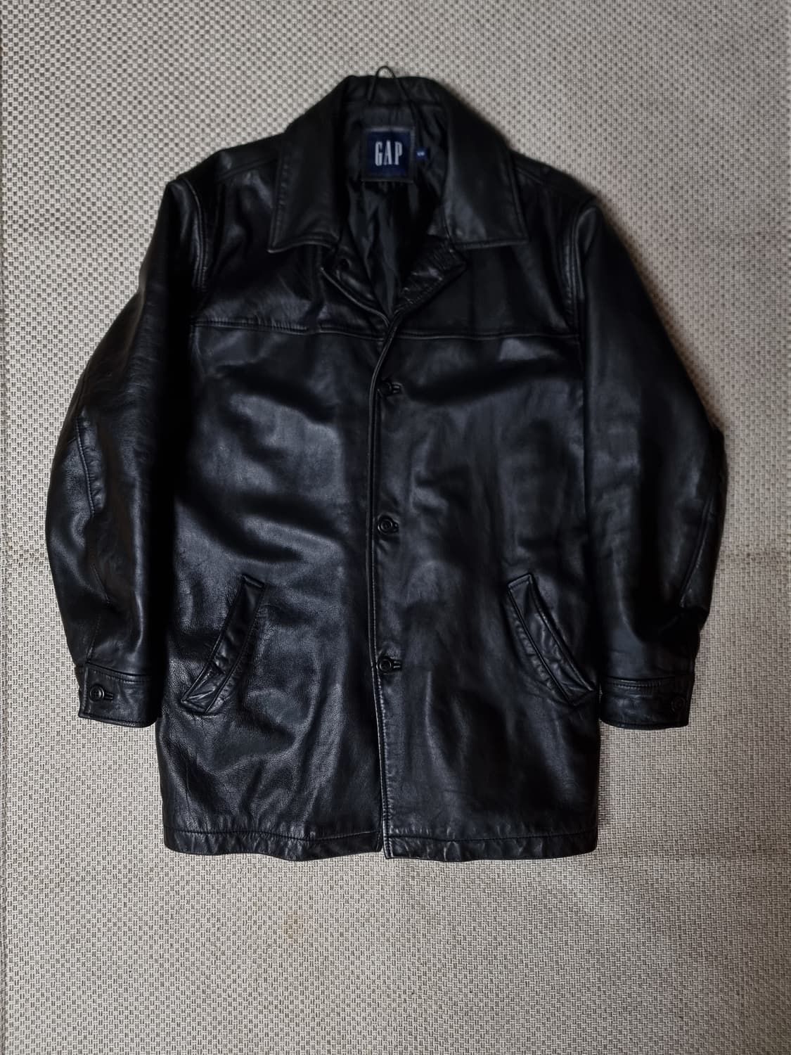 올드갭 올드 갭 gap 가죽 레더 카코트 M 상품이미지1