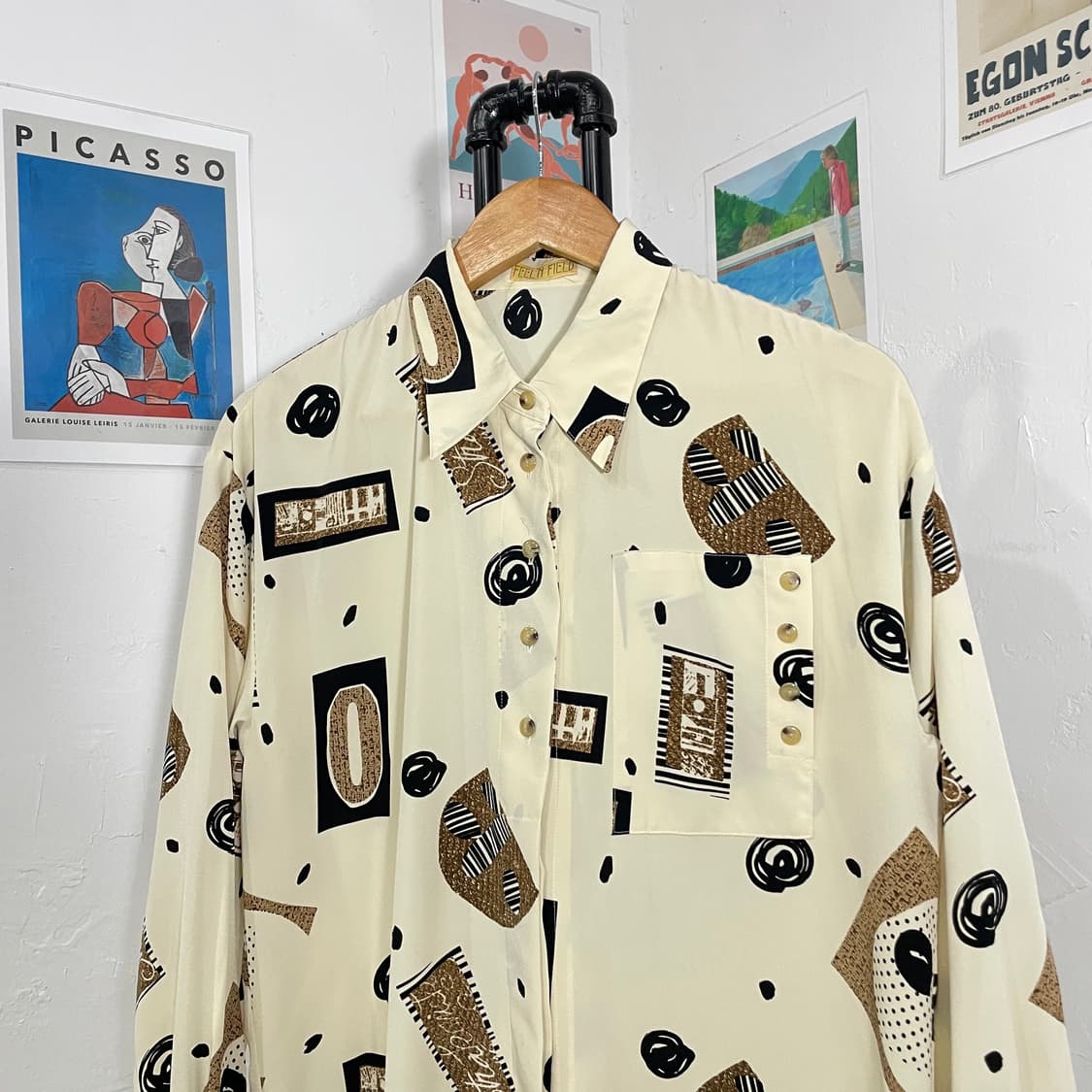 에스닉 패턴 블라우스 상품이미지4