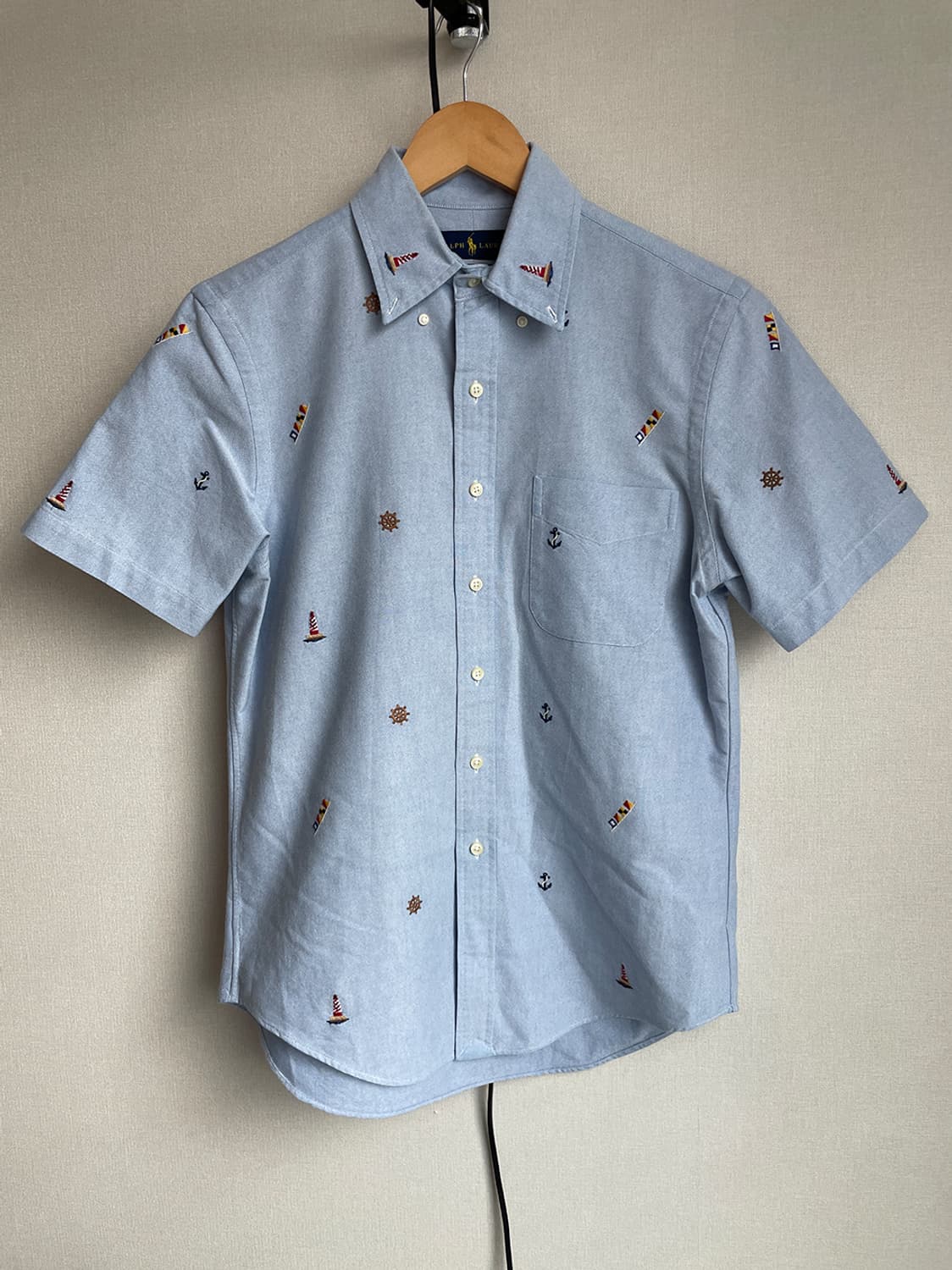 폴로 랄프로렌 옥스포드 자수 반팔셔츠 상품이미지4